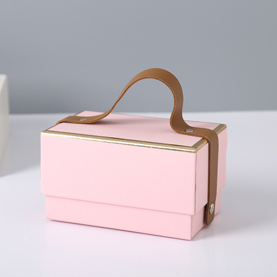 Impresión de pantalla de seda Exquisita caja de regalo portátil para cumpleaños de Navidad y regalos de flores