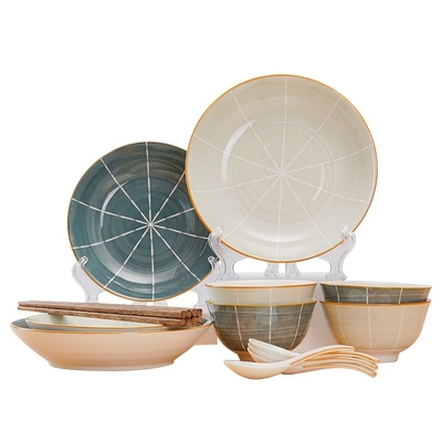 16 piezas de vajilla china de cerámica perfecta para regalar a los abuelos mayores