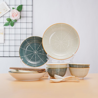 16 piezas de vajilla china de cerámica perfecta para regalar a los abuelos mayores