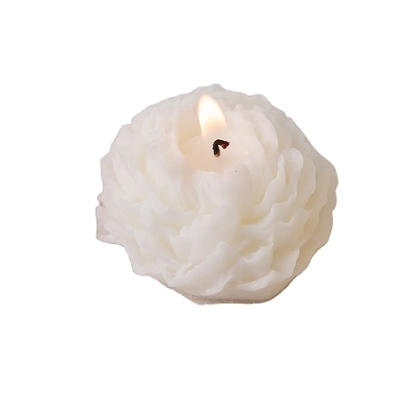 Candela de aromaterapia de flor de peonía para otras actividades Regalo de decoración de logotipo del cliente