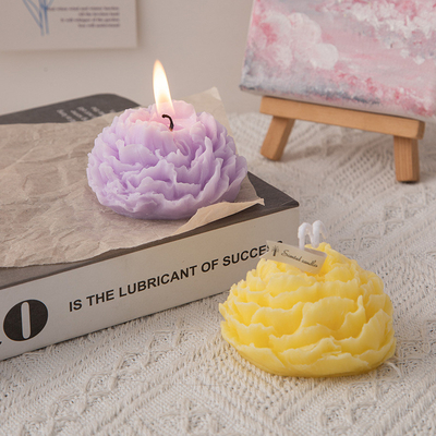 Candela de aromaterapia de flor de peonía para otras actividades Regalo de decoración de logotipo del cliente