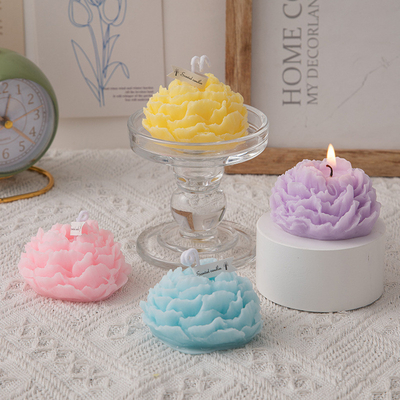 Candela de aromaterapia de flor de peonía para otras actividades Regalo de decoración de logotipo del cliente