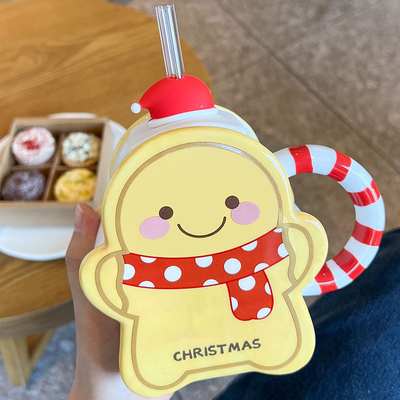 Hotel y Resort Navidad Alta belleza Copa de paja Bufanda con gráficos coloridos