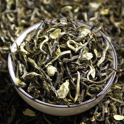 Día de la Mujer especial de jazmín viejo blanco y rosa Set de té con 2 latas de miel regalo