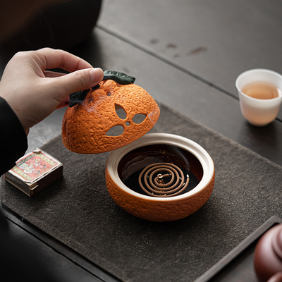 La estufa de aromaterapia naranja Dajidali es imprescindible para el mobiliario y la relajación del hogar