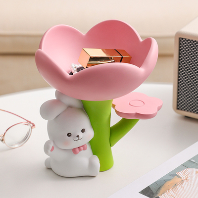 Decoraciones minimalistas de la mesa del vestíbulo Impresión UV Ornamentos de resina para el día de San Valentín