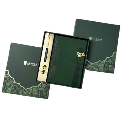 A5 Cuaderno de notas Bookmark firma de pluma Cultural y creativo conjunto de regalos con logotipo personalizado