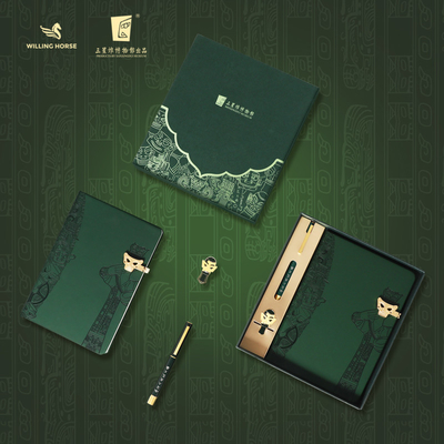 A5 Cuaderno de notas Bookmark firma de pluma Cultural y creativo conjunto de regalos con logotipo personalizado