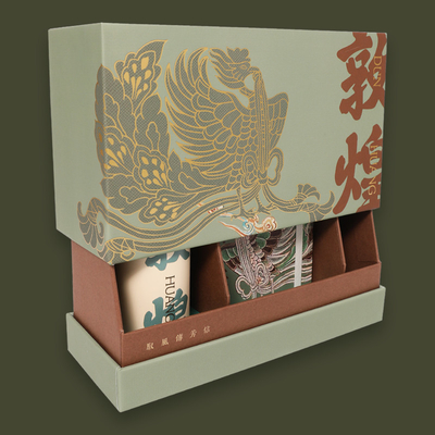 Año Regalo Diseño Original Estilo Dunhuang Regalo de mano y taza aislada con el logotipo del cliente