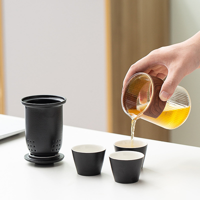 Técnicas de impresión para viajes modernos Conjunto de té en casa