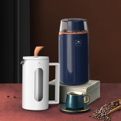 Regalo de aniversario para empleados Conjunto de combinación de café para el hogar con serigrafía