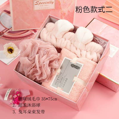 Regalo perfecto para los viajeros Toalla de oso absorvente de terciopelo de coral en colores personalizados