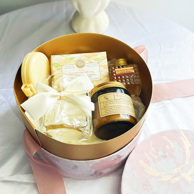 Material ecológico Conjunto de regalos rosa personalizado para regalos de banquete y regalos de boda