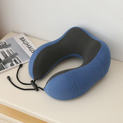 Memoria de rebote lento Algodón U almohada para el apoyo del cuello Técnicas de impresión de pantalla de seda