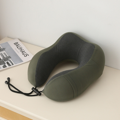 Memoria de rebote lento Algodón U almohada para el apoyo del cuello Técnicas de impresión de pantalla de seda