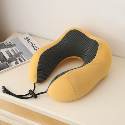 Memoria de rebote lento Algodón U almohada para el apoyo del cuello Técnicas de impresión de pantalla de seda