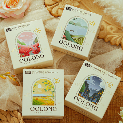 Caja de té Oolong 3g * 3 Envases independientes para el Día del Loco regalo de mano incluido