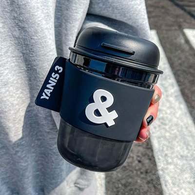 Alta apariencia y portátil brisa de verano copa de café de paja para los requisitos del cliente