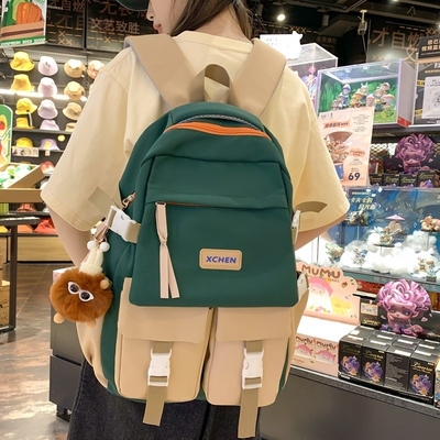 Tendencia de bloqueo de color Mochila de gran capacidad Regalo de novedad ideal para hoteles y resorts