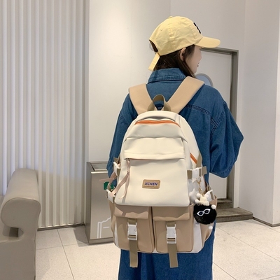 Tendencia de bloqueo de color Mochila de gran capacidad Regalo de novedad ideal para hoteles y resorts