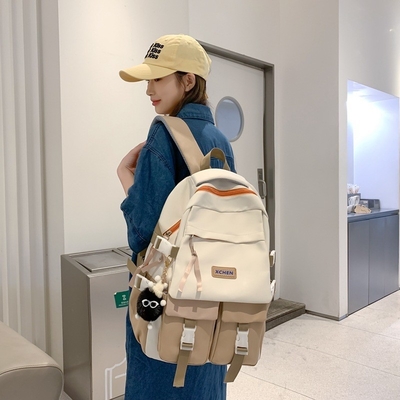Tendencia de bloqueo de color Mochila de gran capacidad Regalo de novedad ideal para hoteles y resorts
