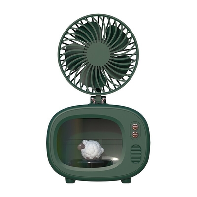 Regalo de verano para la agricultura Humidificador de TV de ventilador pequeño Multifuncional y diseño lindo