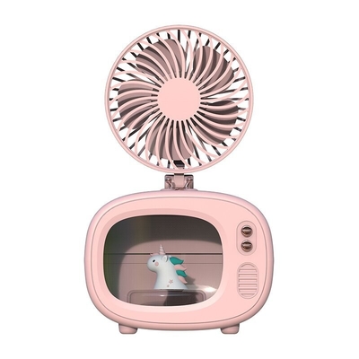Regalo de verano para la agricultura Humidificador de TV de ventilador pequeño Multifuncional y diseño lindo