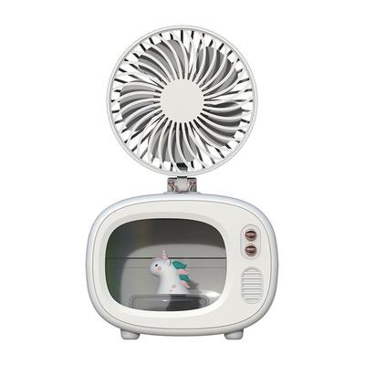 Regalo de verano para la agricultura Humidificador de TV de ventilador pequeño Multifuncional y diseño lindo