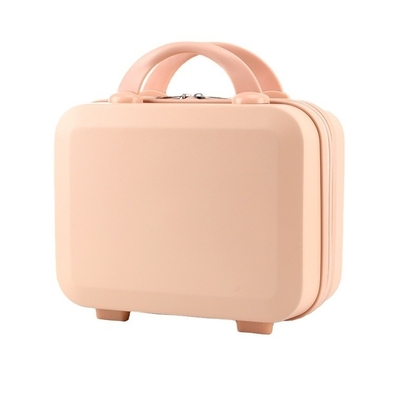 Impresión de pantalla de seda 14 pulgadas caja de almacenamiento de viajes ABS mini caja de equipaje para regalo de vacaciones