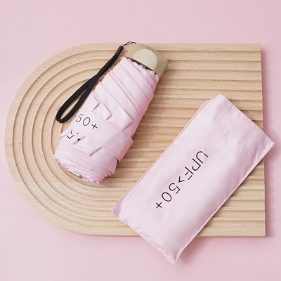 Regalo para la actividad del empleado Paraguas de bolsillo pequeño y portátil con protección solar del 50%