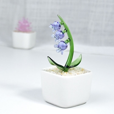 Promoción Decorar regalos Ornamentos de vidrio para cactus y plantas en macetas