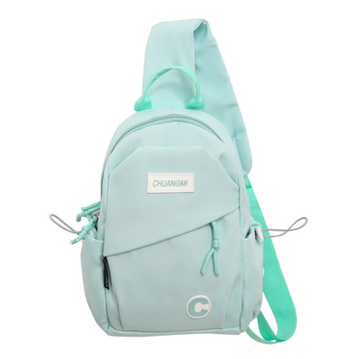 2 Impresión a color Bolso de pecho de moda de peso ligero Bolso de hombro deportivo para empleados regalo
