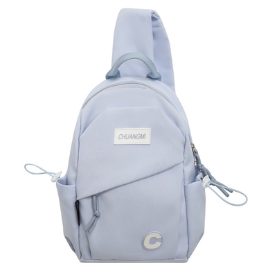 2 Impresión a color Bolso de pecho de moda de peso ligero Bolso de hombro deportivo para empleados regalo