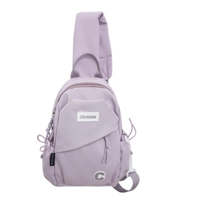 2 Impresión a color Bolso de pecho de moda de peso ligero Bolso de hombro deportivo para empleados regalo