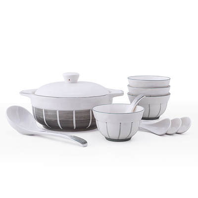 PHMI Perfecto 4,5 pulgadas Cerámica Sopa Bowl Set 1 Impresión a color para gráficos Regalo anual