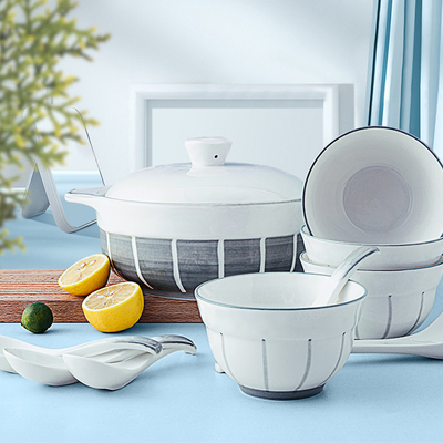 PHMI Perfecto 4,5 pulgadas Cerámica Sopa Bowl Set 1 Impresión a color para gráficos Regalo anual