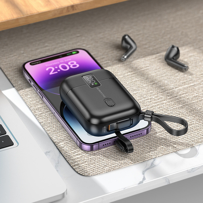 Banco de energía de 10000 mAh Compatible con el cable y el suministro de energía móvil