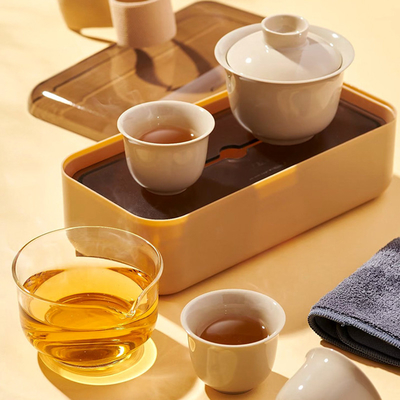 Experimenta la artesanía del juego de té oriental de Fuzhou perfecto para otras actividades