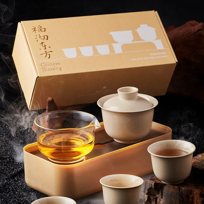 Experimenta la artesanía del juego de té oriental de Fuzhou perfecto para otras actividades