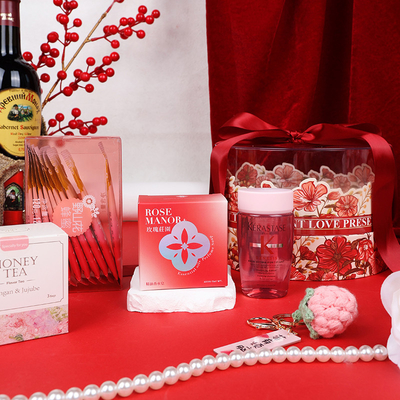 Regalo exclusivo para automóviles Blossom Sweetheart Rose Manor Set de recuerdos para el Día de la Madre
