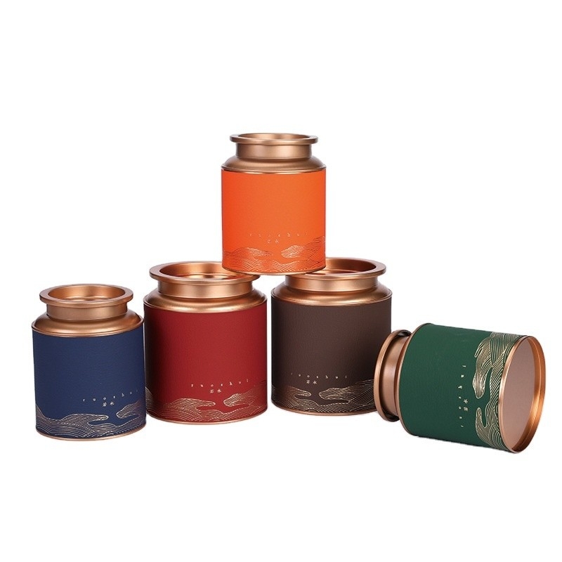 Caja de regalo de té de la marea nacional china 300g con estilo caliente y diseño de etiqueta de personalidad
