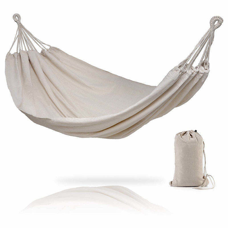 Cama colgante doble para adultos en el campo de la naturaleza Cama colgante doble de nylon