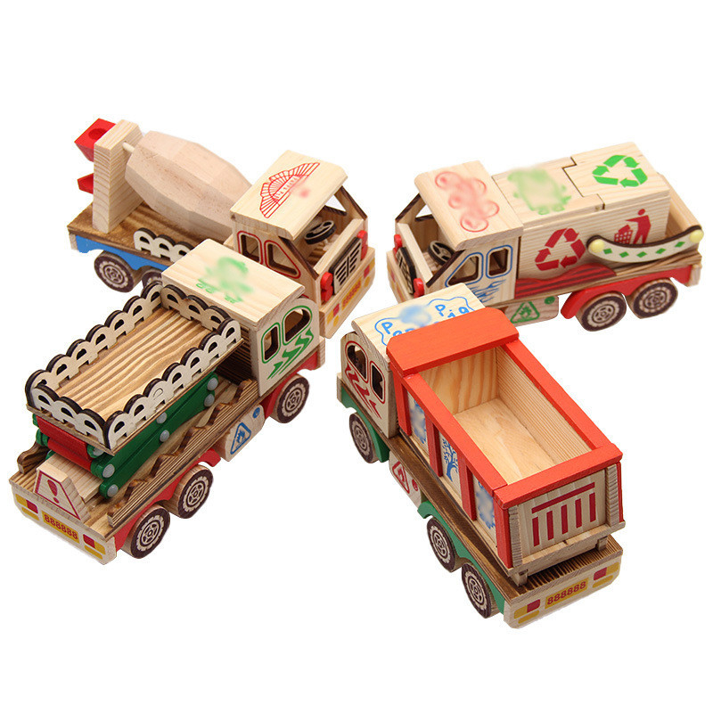 Modelo de coche de aletas de madera ideal para decoración del hogar y ocasión de Acción de Gracias