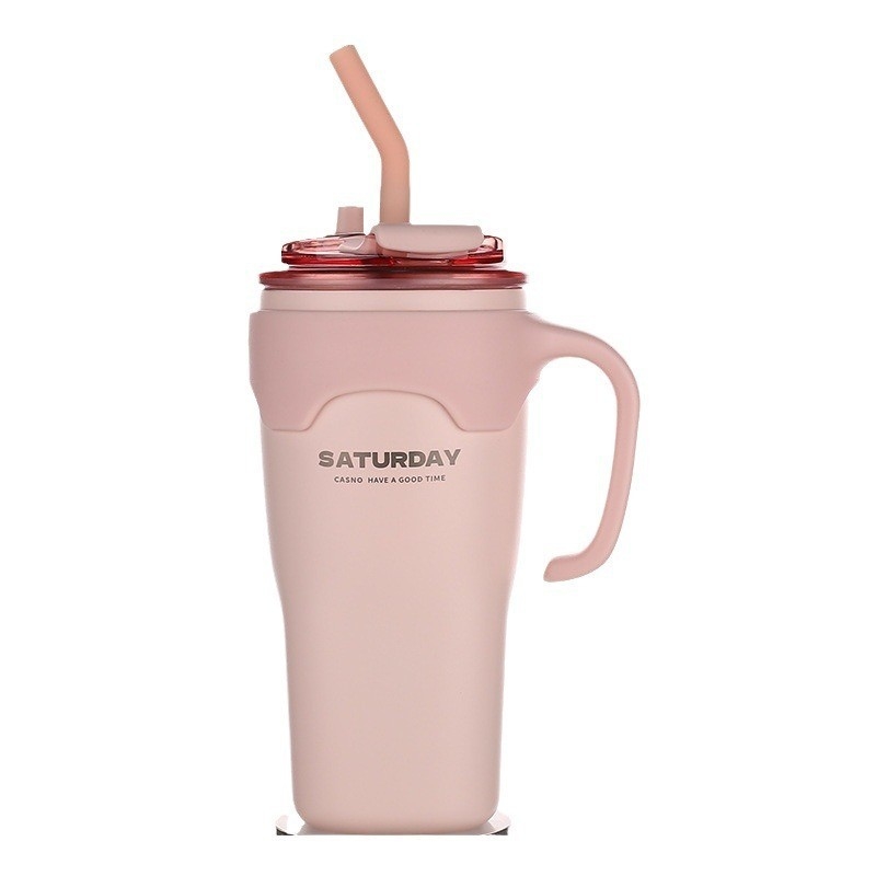 Gran capacidad portátil de bebida doble taza de café Actividad regalo con alto valor estético