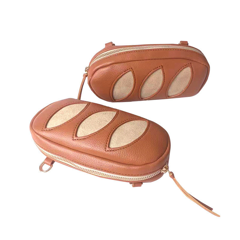 El día de los necios de abril maquillaje de textura bolsa de almacenamiento dulce pequeña bolsa de pan para actividades