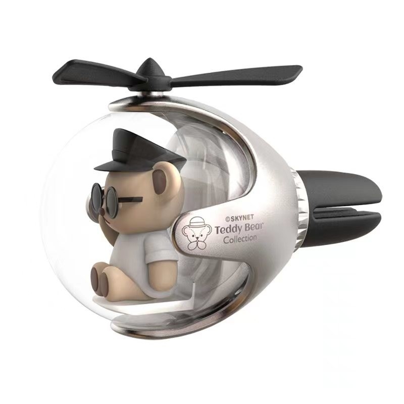 Productos de oficina Teddy Bola voladora Coche perfumado con técnicas de impresión UV