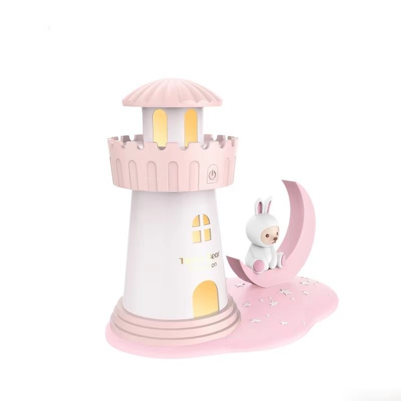 Productos de oficina Teddy Moonshine Castle Humidificador de escritorio con serigrafía