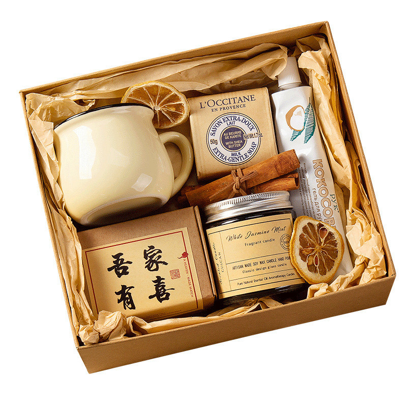 Caja de regalos con gestos de mano de estilo forestal regalos novedosos para damas de honor y padrino