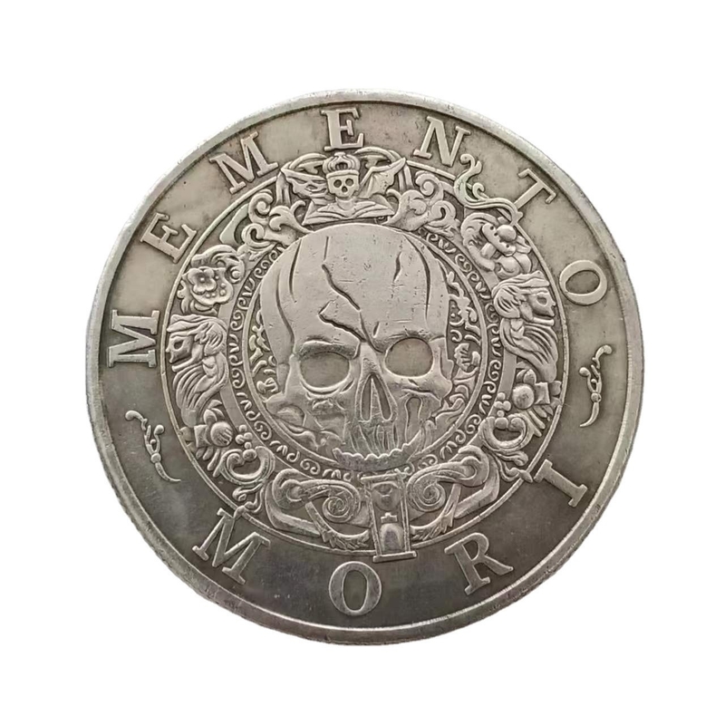 1897 Cabeza Moneda plateada Moneda Morgan Moneda conmemorativa Moneda Metal Artesanía Tema de amor