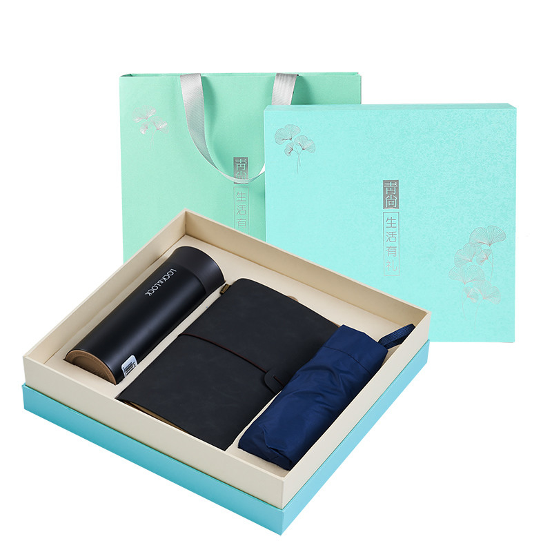 365 días Oportunidad Cerradura Zhixiang Negocio Conjunto Termos Taza UV Portátil Paraguas Portátil Cuaderno Reunión Regalos